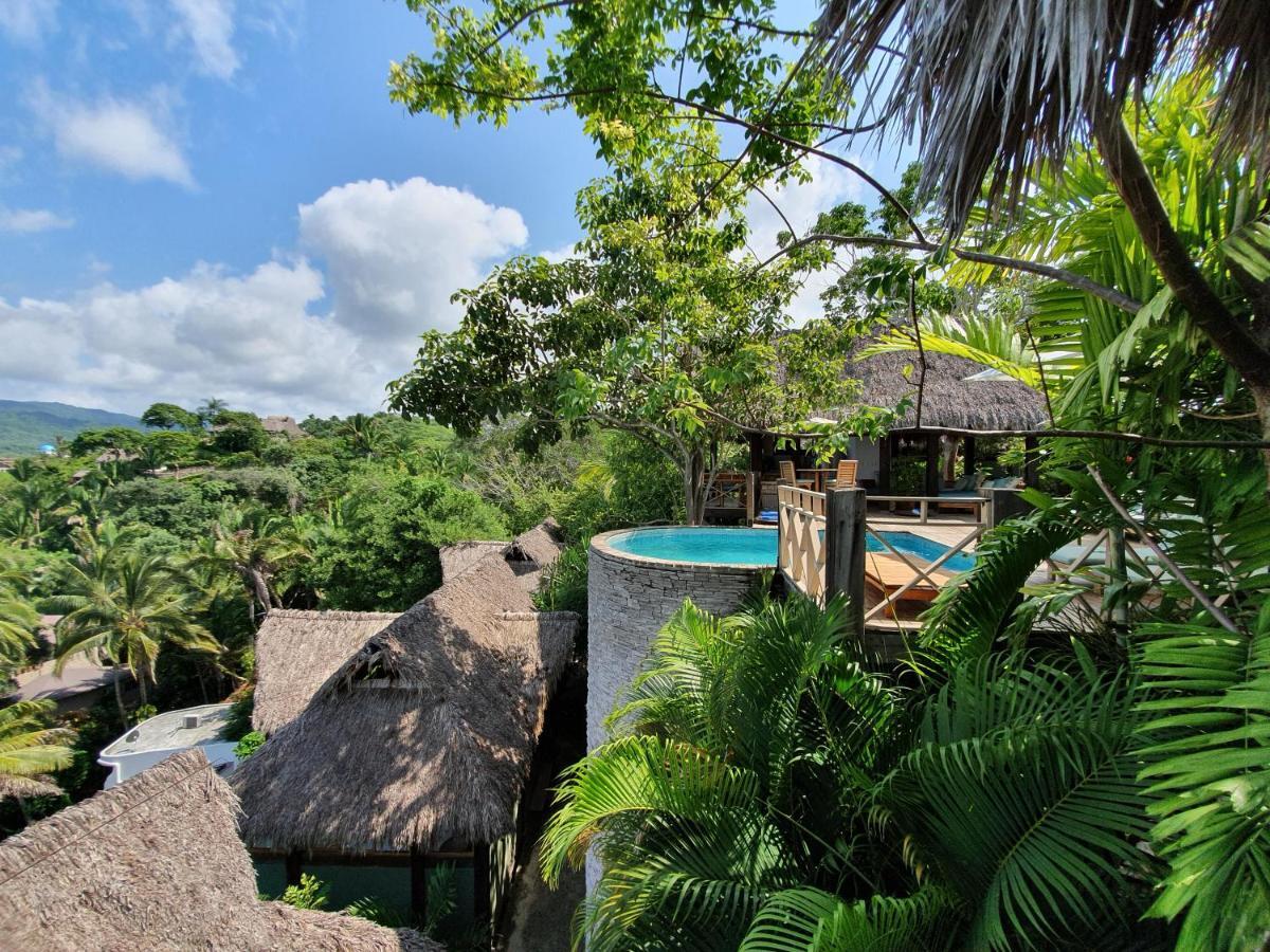 Hotel Boutique Siete Lunas Sayulita Bagian luar foto